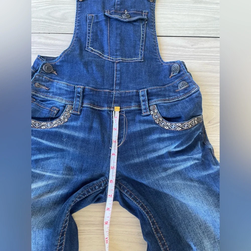 Grace Denim Blue Women's Overalls - Picture 4 of 14